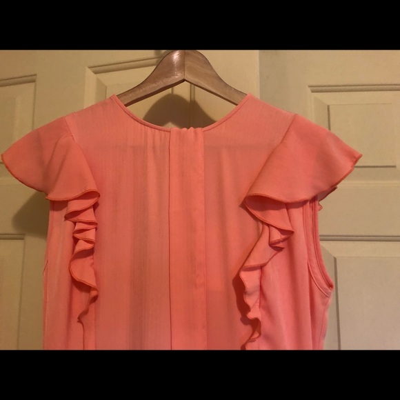 Christy Dawn Silk Blend Quinn Dress in Apricot - Picture 9 of 16